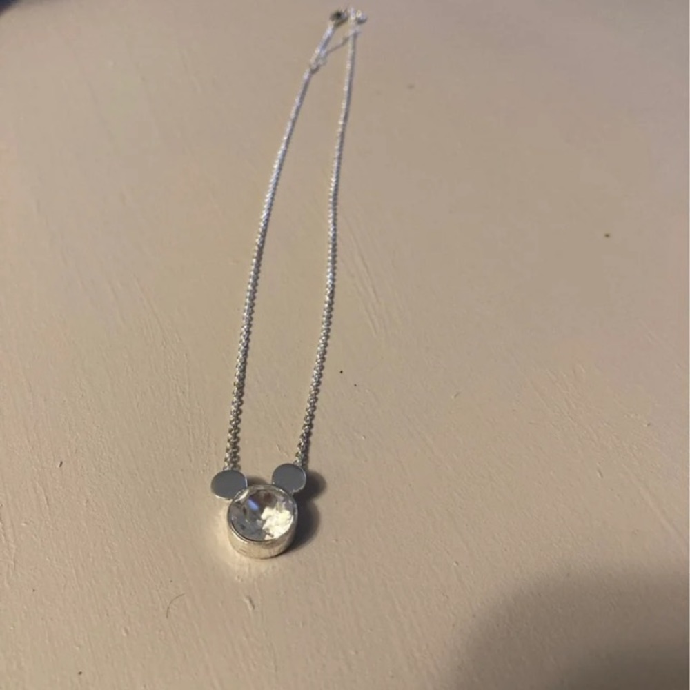 Adorable Mickey Mouse Crystal Necklace